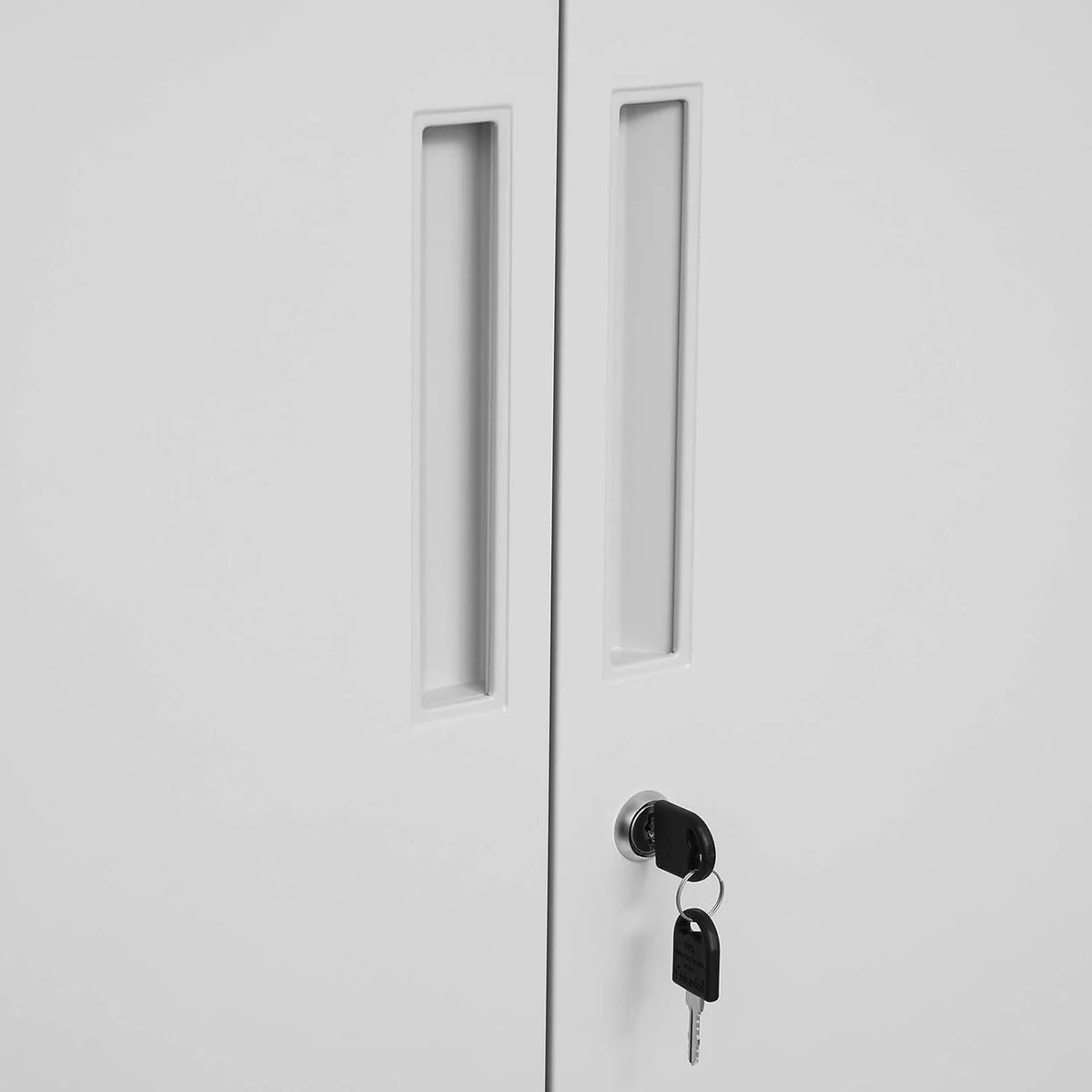 Archivador SONGMICS 2026, armario multiusos, armario de almacenamiento de acero, 5 niveles, puertas dobles, cerradura, armario para herramientas, estantes ajustables, garaje, oficina, sala de estar, gris OMC015G01