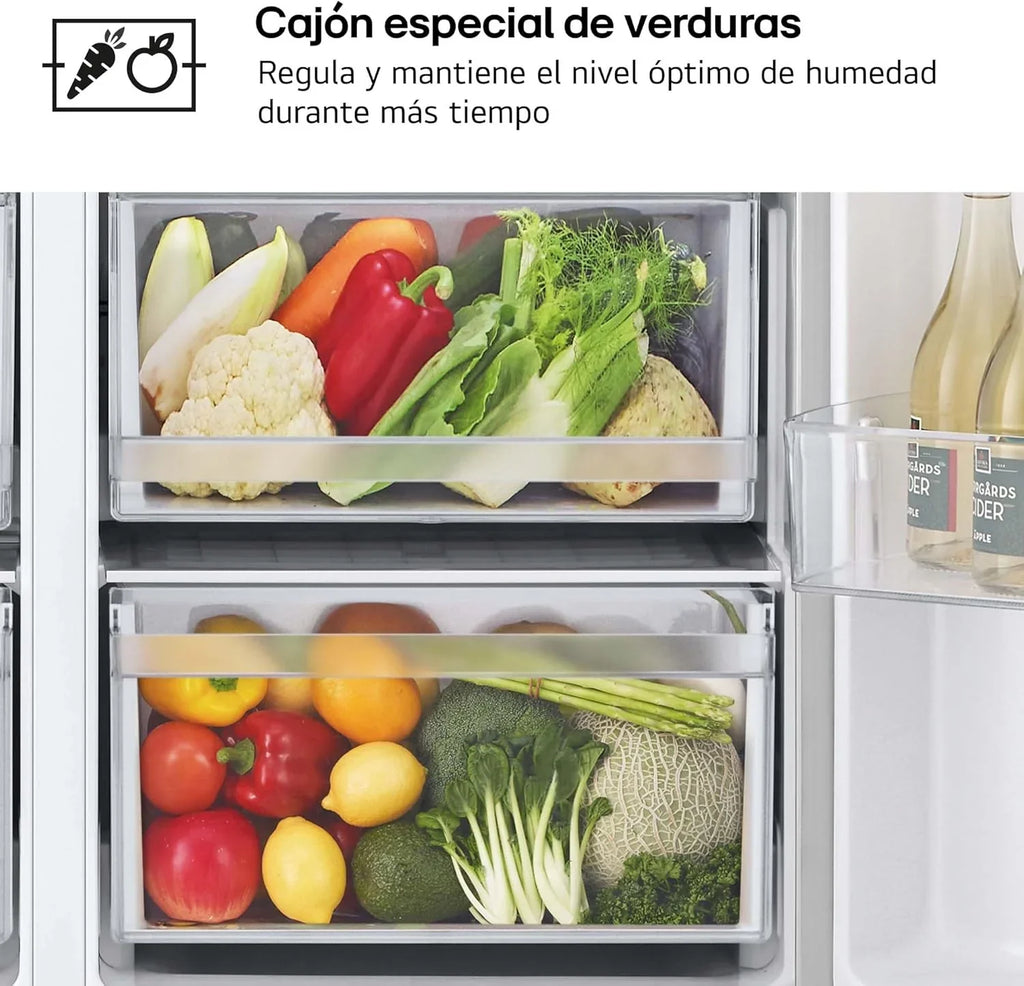 2026 GSLC40PYPE – Frigorífico Side by Side, Serie 400, Clasificación E, 641 L, Inox Anihuellas