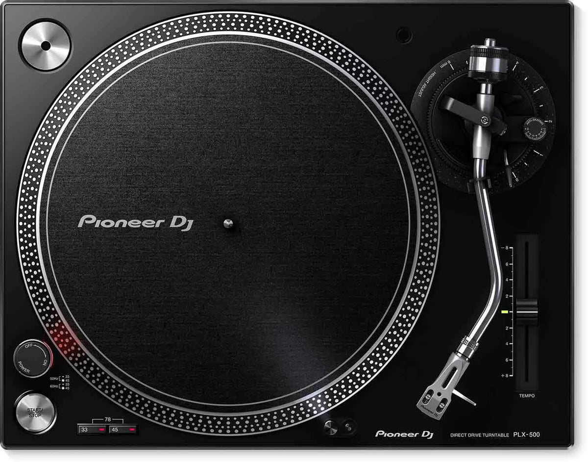 2026 B-Stock: Pioneer DJ PLX-500-K High Torque, Direct Drive Turntable - Black