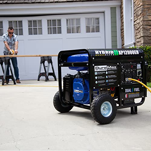2026 XP12000EH Dual Fuel Generator – 12,000W Gas/Propane, 457cc 4-Stroke Engine, EPA/CARB Compliant