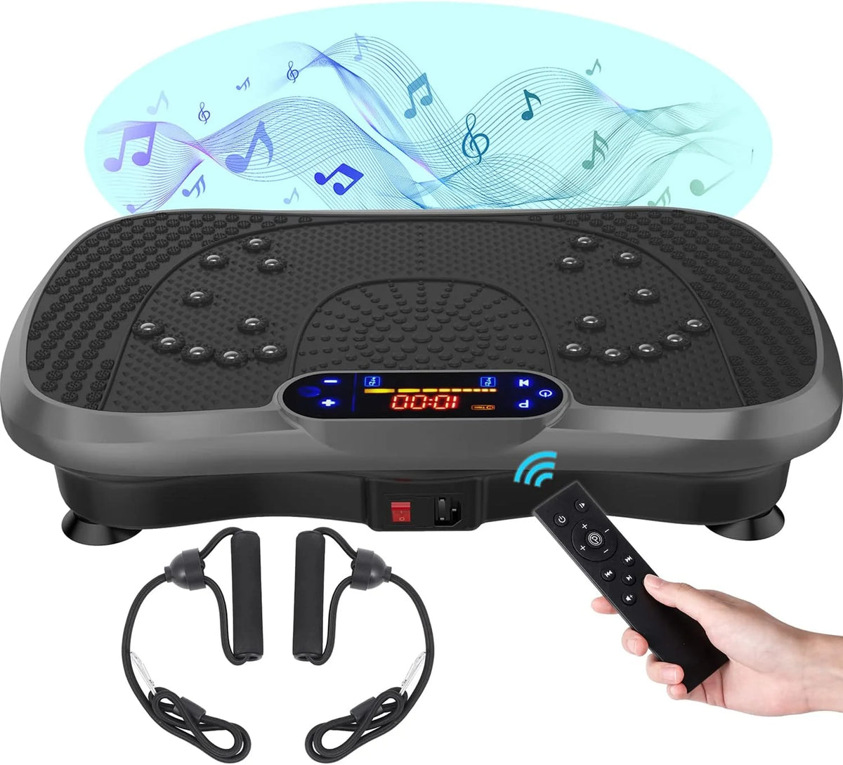 2026 Vibration Plate Fitness Platform Exercise Machine Vibrating Lymphatic Drainage Shaking Full Body Shaker Workout Vibrate Stand Shake Board…