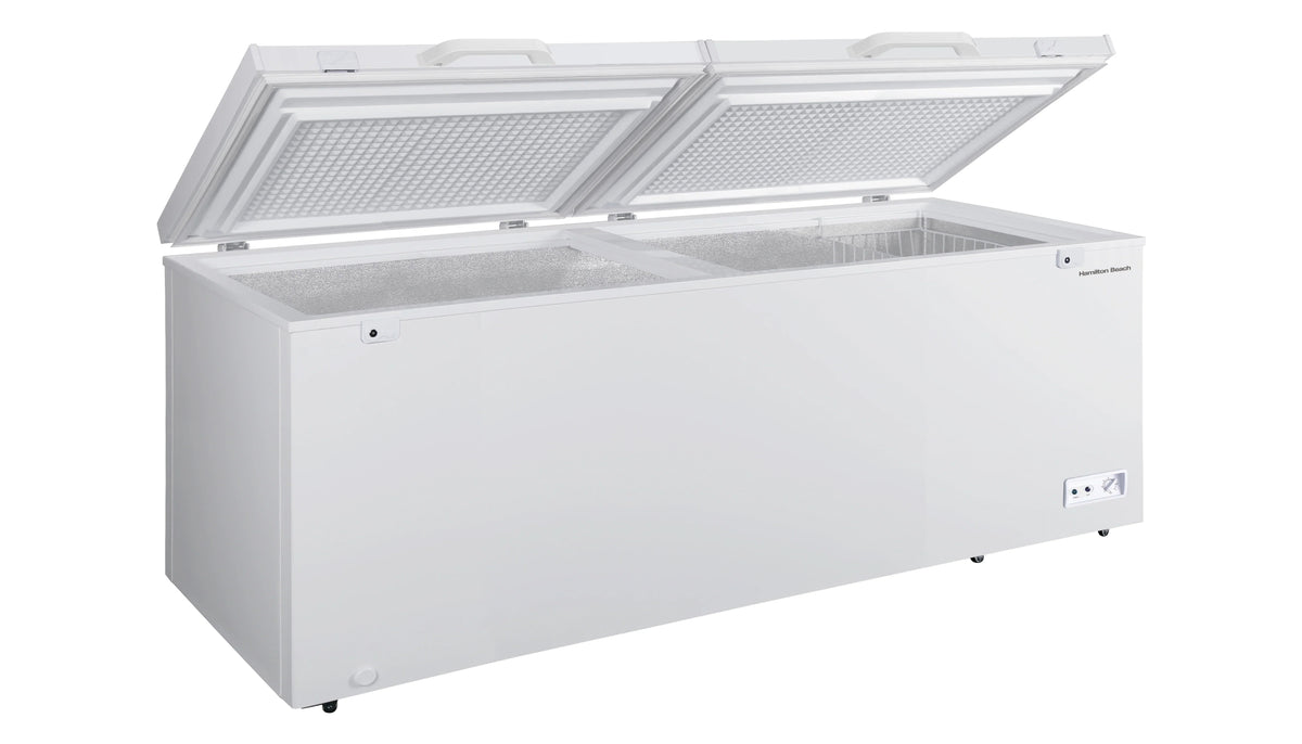 2026 Beach 21 Cu. ft. Chest Freezer, Double Doors, HZ9212, White