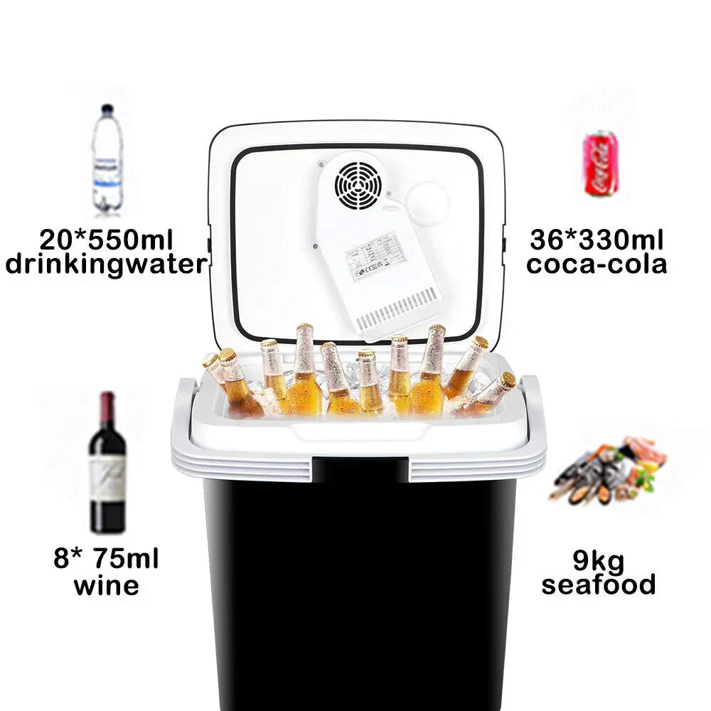 2026 Newest Portable Iceless Thermoelectric Cooler Warmer Low Noise Car Electric Refrigerator Mini Fridge for Car Travel Trip Caming