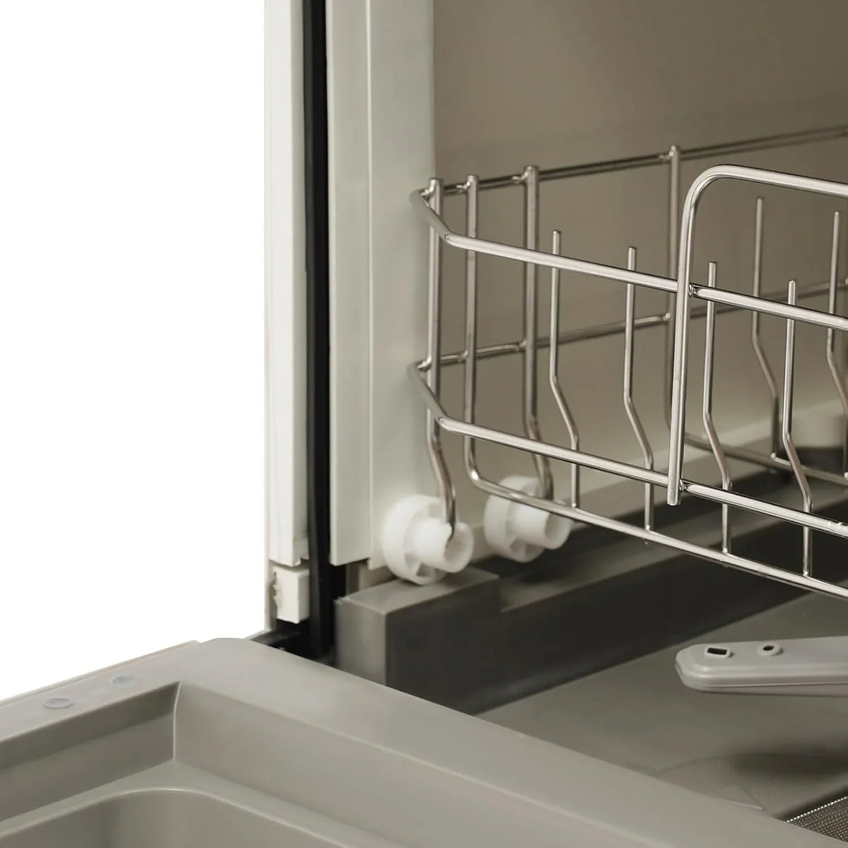 2026 Encimera lavavajillas portátil de 800W, lavavajillas de mesa con 6 programas y tanque de agua de 6L, mini lavavajillas con cubierta semitransparente e indicador LED, perfecto y sencillo para