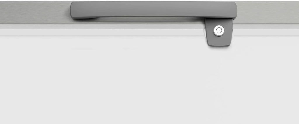 2026 METRO Professional Congelador horizontal GHF2700S, 188 x 73,5 x 94,5 cm, 700 L, 125W, 3 cestas, iluminación LED, 6 ruedas, con cerradura, blanco/gris