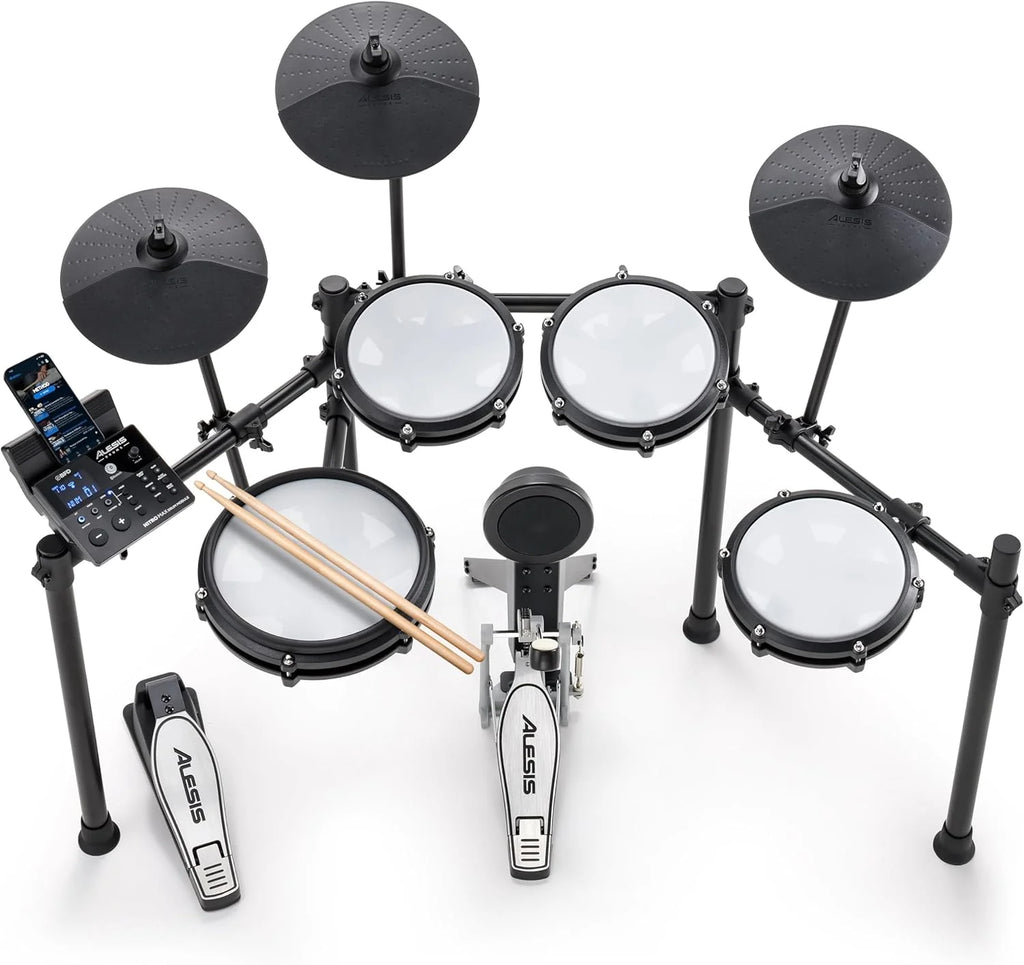 2026 Nitro Max Electric Drum Set with Mesh Pads & Bluetooth