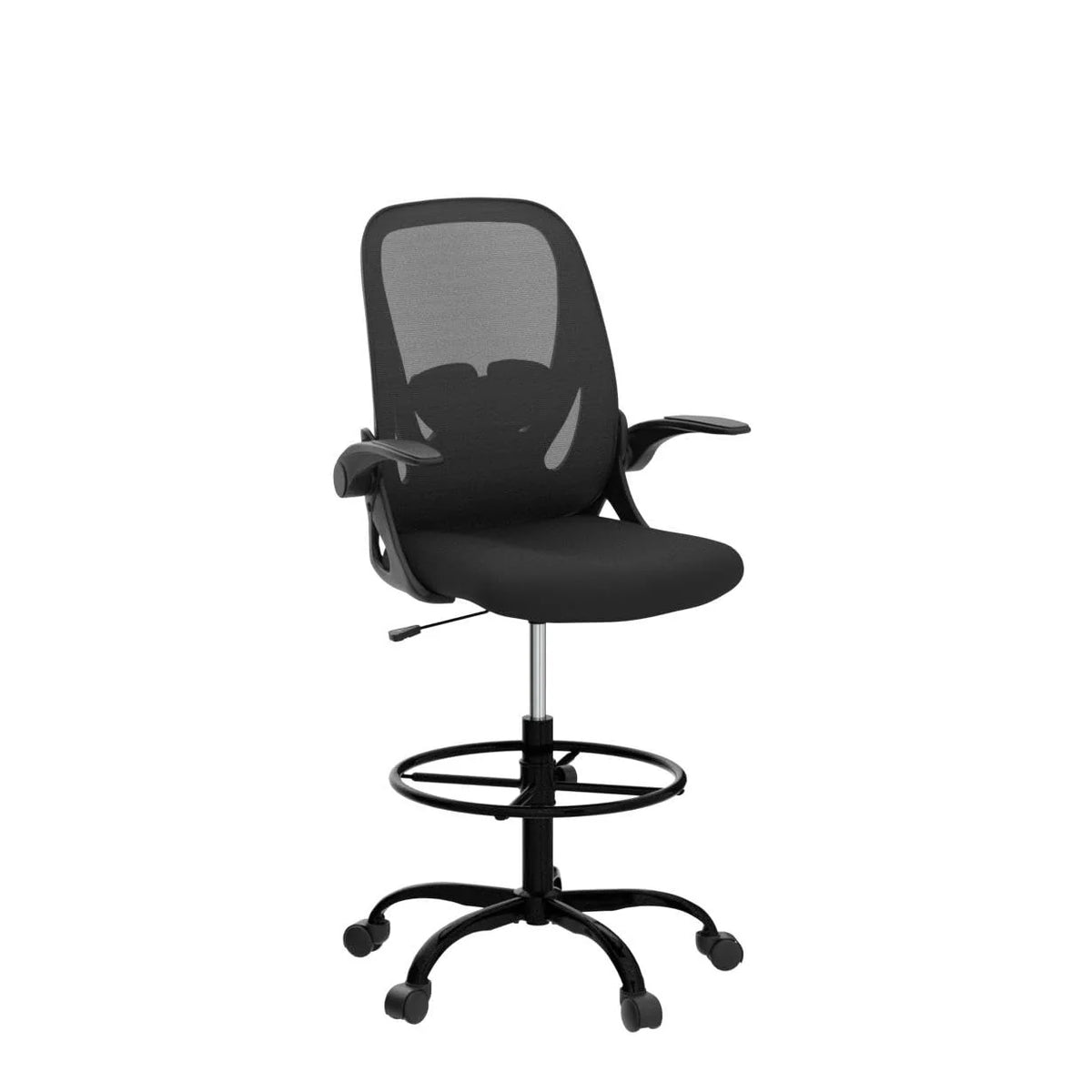 2026 Ergonomic Drafting Chair - Tall Office Chair with Lumbar Support and Adjustable Height