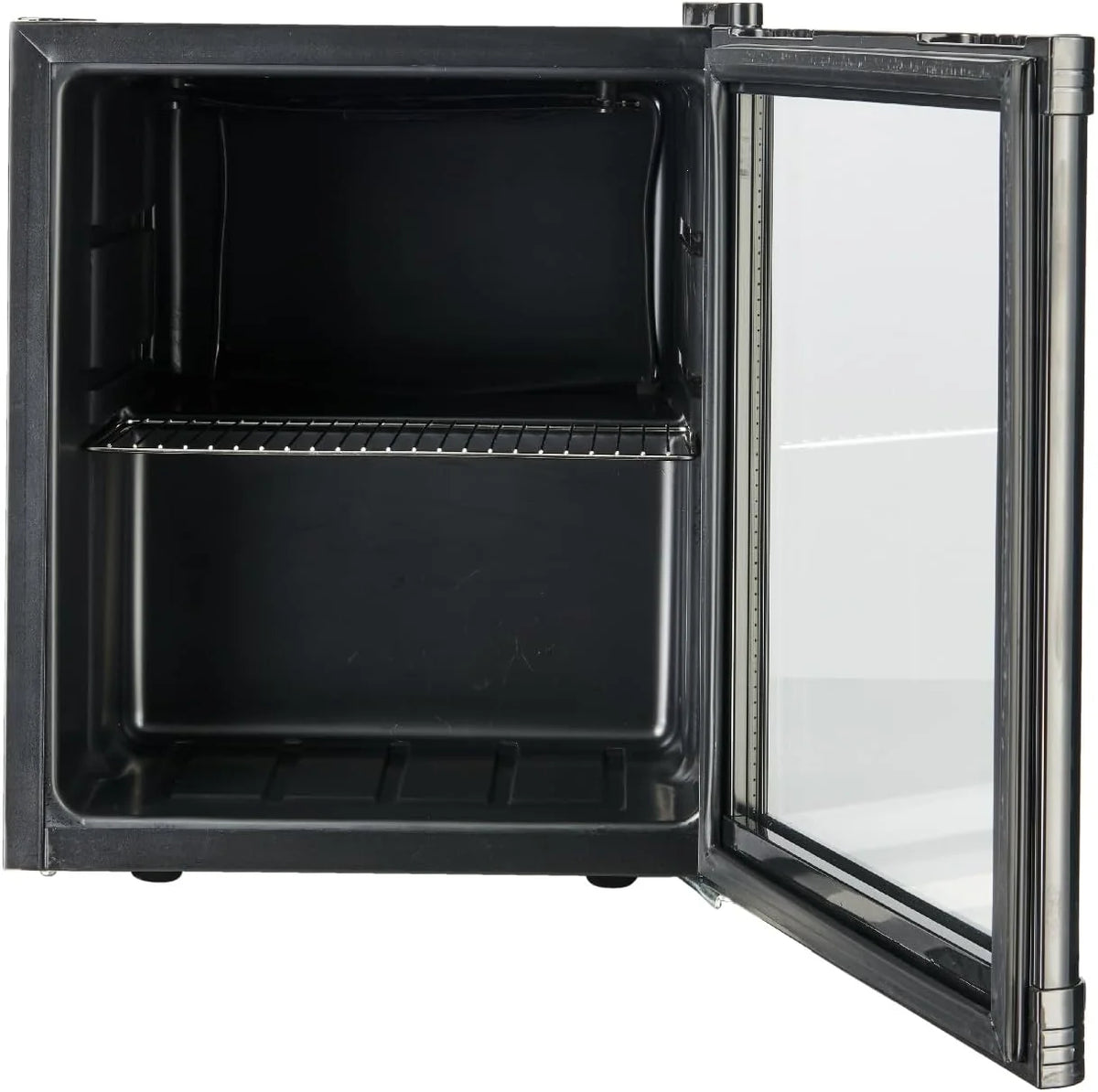 Mininevera profesional METRO GPC1046 2026, acero inoxidable/cristal, 43 x 48 x 51,5 cm, 46 L, negra