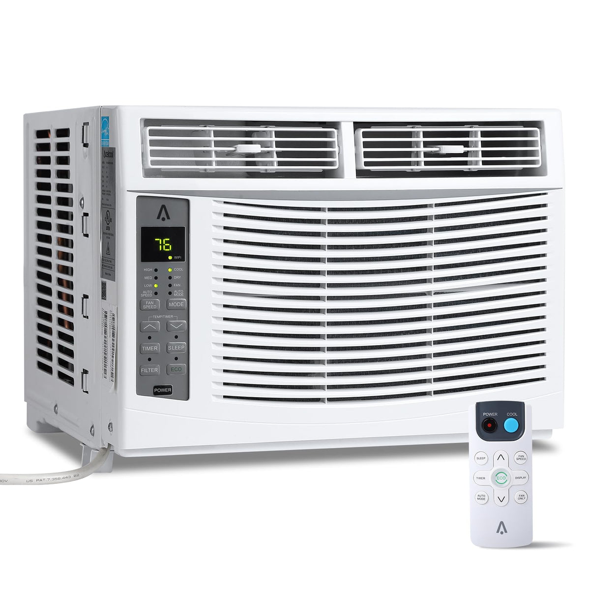 2026 6,000 BTU Window Air Conditioner, 115V, with Reusable Filter and Controls