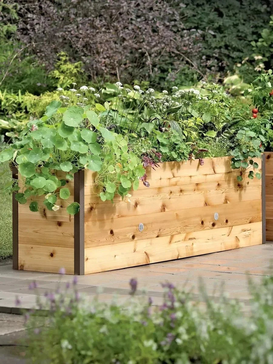 2026 Watering Eco-Stained Elevated Planter Box