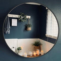 2026 Modern Round Bathroom Vanity Mirror, Wall Mounted Circular Mirror for Bathroom, Bedroom and Home Decor