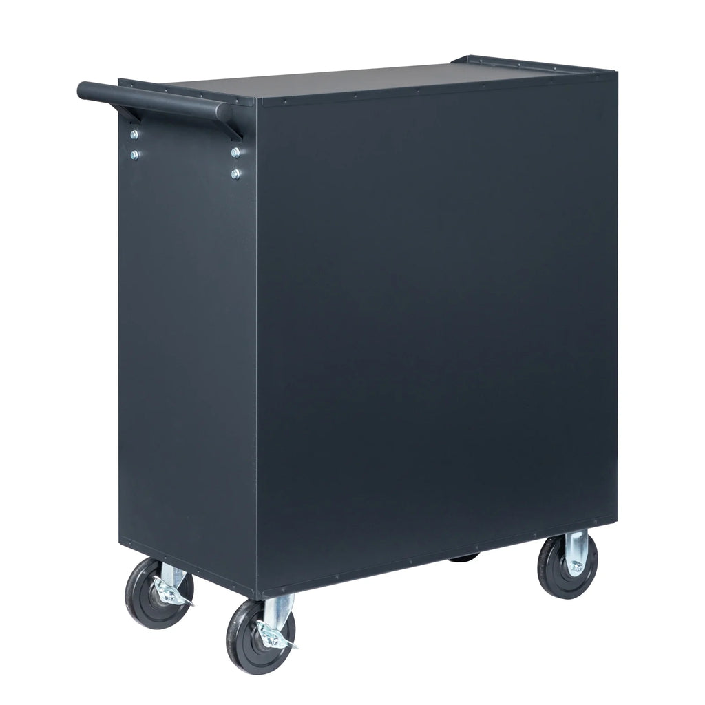 2026 IVV Tool Storage Box Chest with 5 Drawers Steel Repair Tool Box with Lock and Key, Black