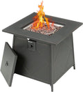 2026 Four Seasons Patio Dual Heat 50,000 BTU Square Gas Fire Pit