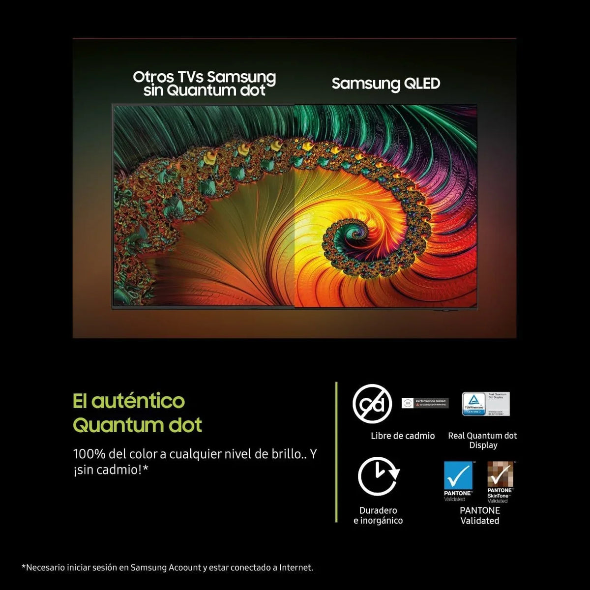 2026 TV 43 Pulgadas QLED Q8F 4K Smart TV con Vision AI, 100% Volumen de Color con Quantum Dot, el auténtico Quantum Dot y Motion Xcelerator