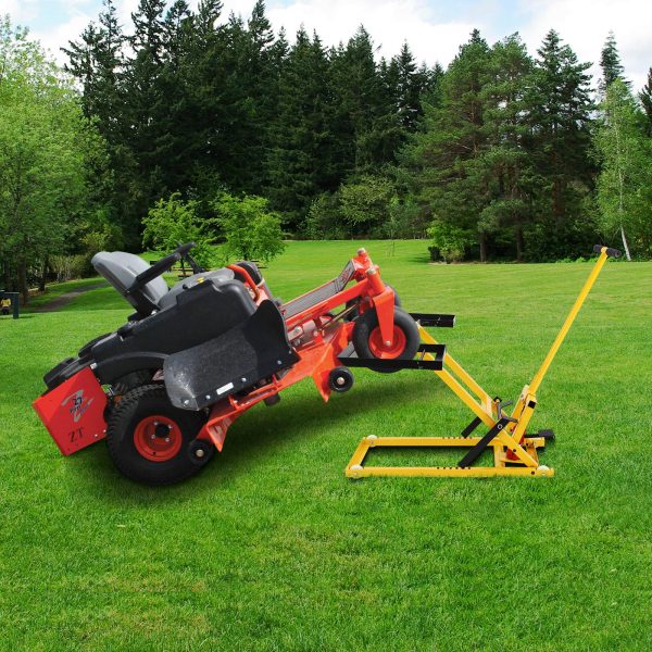 2026 Lawn Mower Lift with Hydraulic Jack, 26 Inches Lawn Mower Lift, Welded Solid Steel Construction, Weight Capacity 500 lbs, for Riding Lawn…
