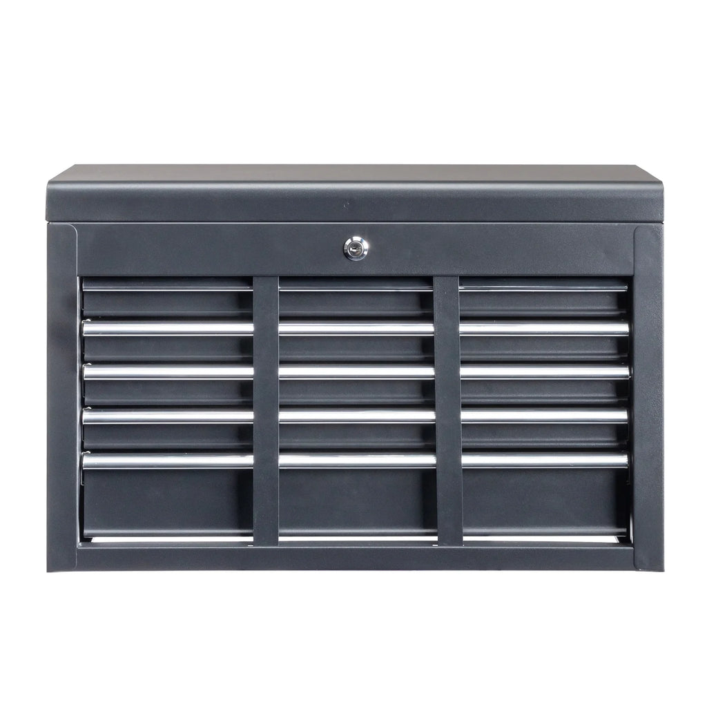 2026 IVV Tool Storage Box Chest with 5 Drawers Steel Repair Tool Box with Lock and Key, Black