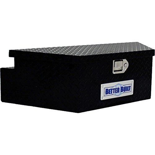 2026 BETTER BUILT 66212321 UTILITY TRAILER TONGUE TOOL BOX, BLACK, WIDE, V SHAPED 39INX16.5INX12IN
