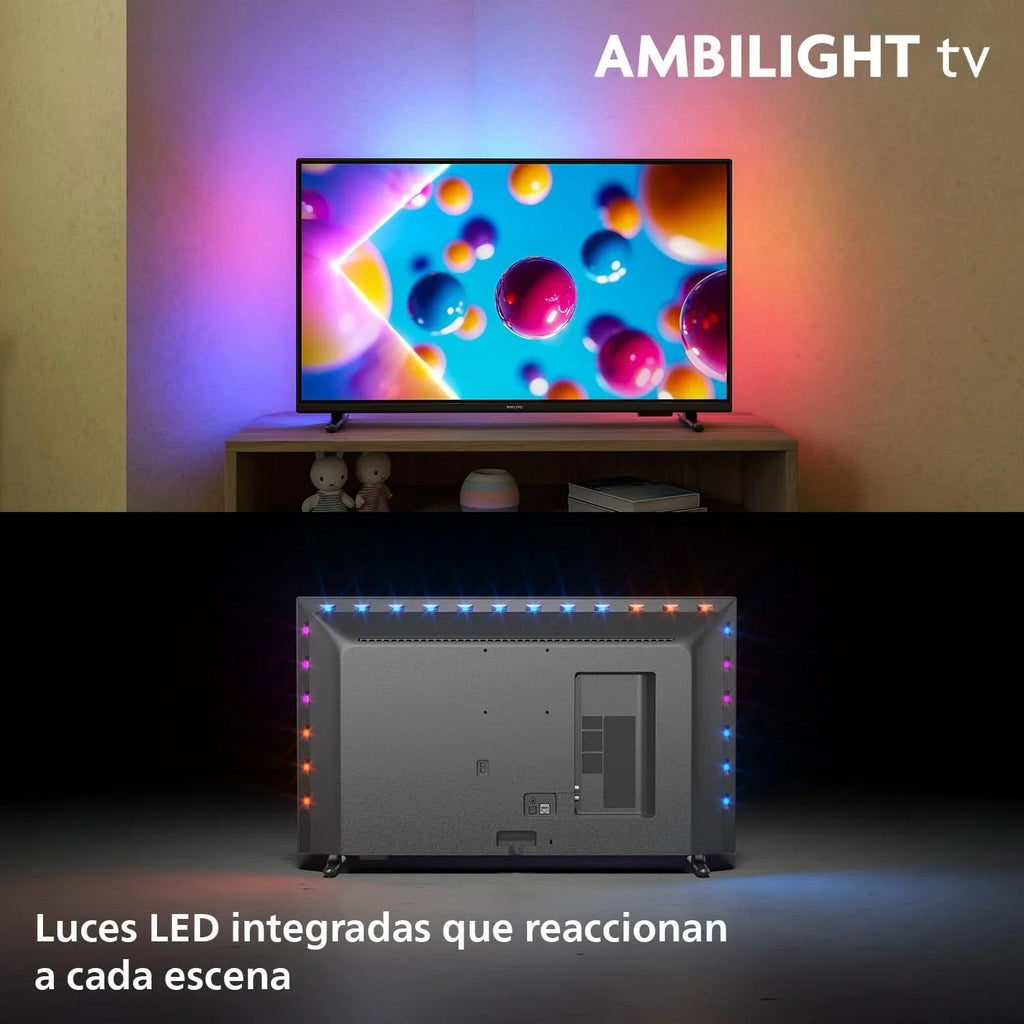 2026 32PFS6900 HD LED Smart TV – Pantalla de 32 Pulgadas con Pixel Plus, Plataforma Titan OS y Sonido Dolby Digital – Funciona con Alexa y con el Asistente de Voz de Google