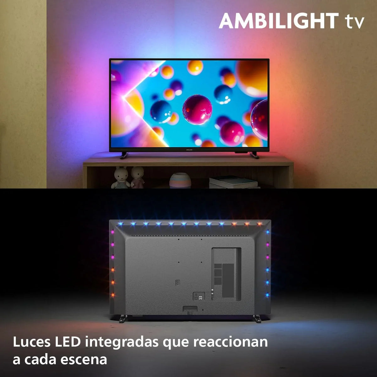 2026 32PFS6900 HD LED Smart TV – Pantalla de 32 Pulgadas con Pixel Plus, Plataforma Titan OS y Sonido Dolby Digital – Funciona con Alexa y con el Asistente de Voz de Google