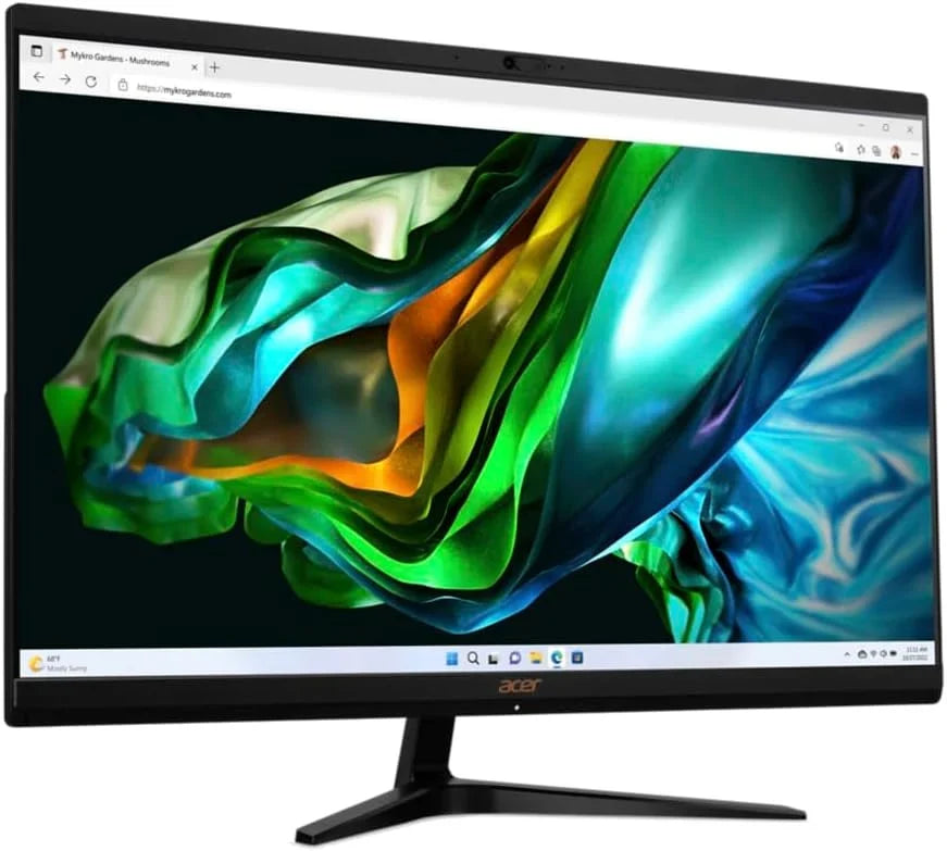 2026 acer Aspire C27 – 1800 All in One – Monitor 27" FullHD (Intel Core i5 – 12450H, 16GB RAM, 1024 GB SSD, Intel Iris Xe Graphics, Windows 11 Home) Negro + Teclado QWERTY Español y Ratón Inalámbrico