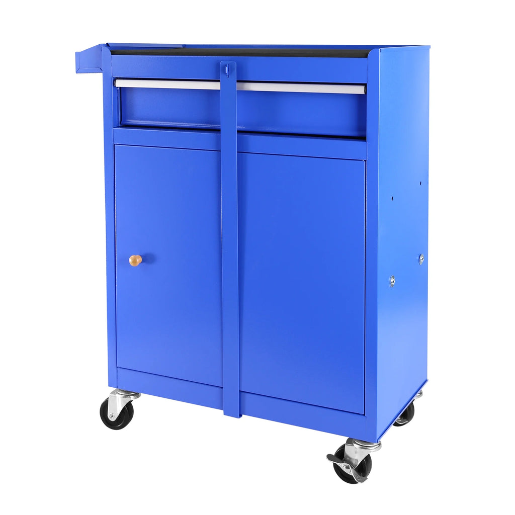 2026 DUOSONG 5-Drawer Rolling Tool Chest, High Capacity Tool Storage Cabinet W/Lockable Wheels, Adjustable Shelf & Anti-Slip Liner, Detachable Tool Box Organizer, Rolling Tool Cabinet Blue Steel Tools &