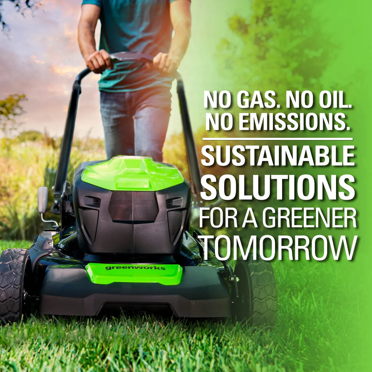2026 80V Cordless 21′′ Self-Propelled Brushless Lawn Mower | Greenworks