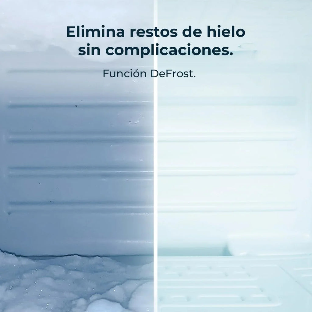 2026 Cecotec Frigorífico Combi 2 Puertas con dispensador de agua Bolero CoolMarket Combi 296 DF WD Dark E. 296L, 60cm de ancho, Funciones FastCooling, FastFreezing y DeFrost, LED interior, Dark Inox