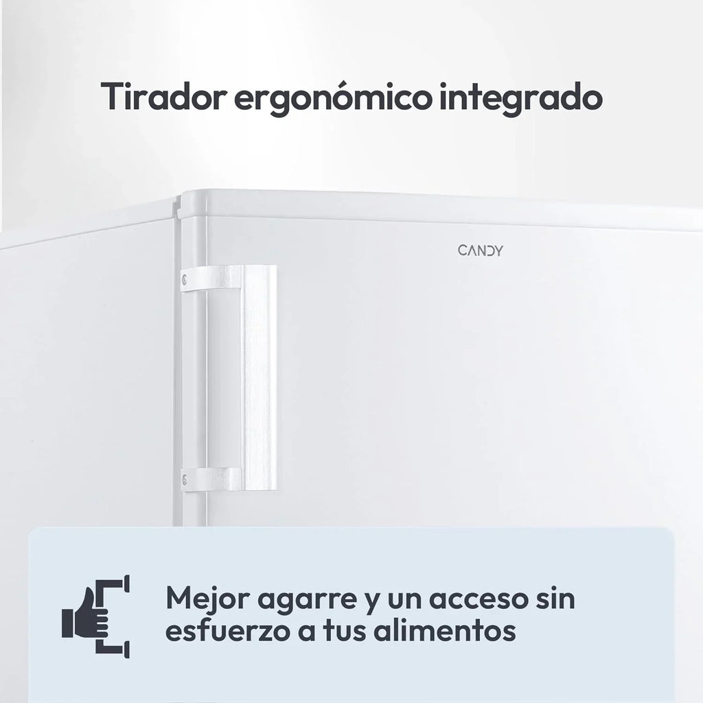 2026 Candy CCTOS 544WHN Frigorífico Mini con Congelador, Bajo Encimera, 40DB, Capacidad 109L, Cajón Verdulero, Temperatura Regulable, Luz LED, Puerta Reversible, Alto 85cm, Blanco