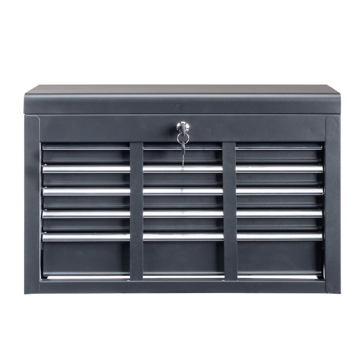 2026 IVV Tool Storage Box Chest with 5 Drawers Steel Repair Tool Box with Lock and Key, Black