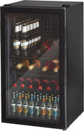 2026 80L Glass Fronted Under Counter Fridge, Wine Beer and Beverage Cooler