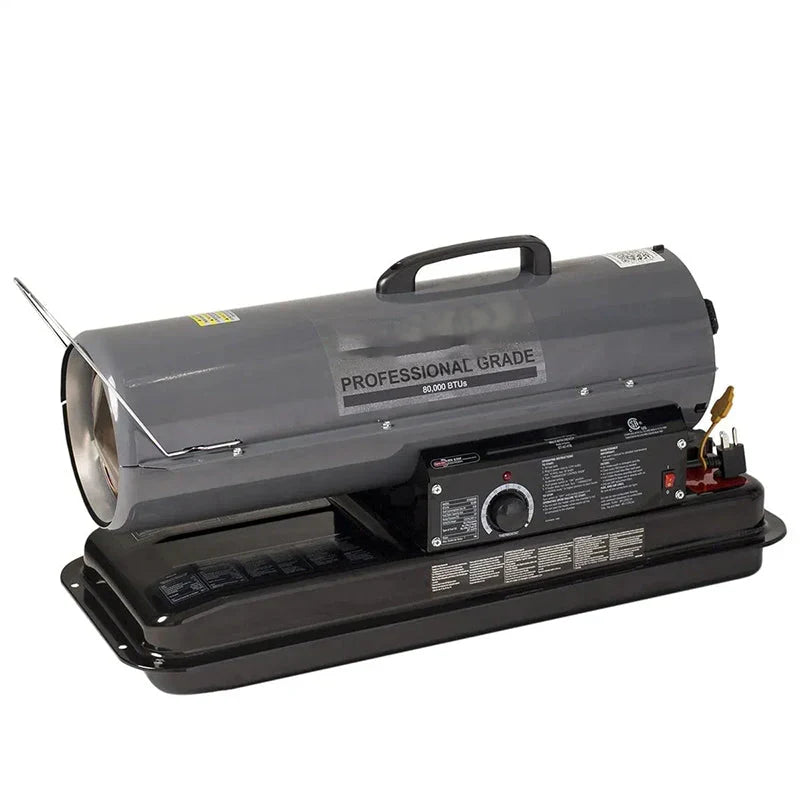 2026 80,000 BTU Indoor/Outdoor Portable Kerosene Forced Air Heater