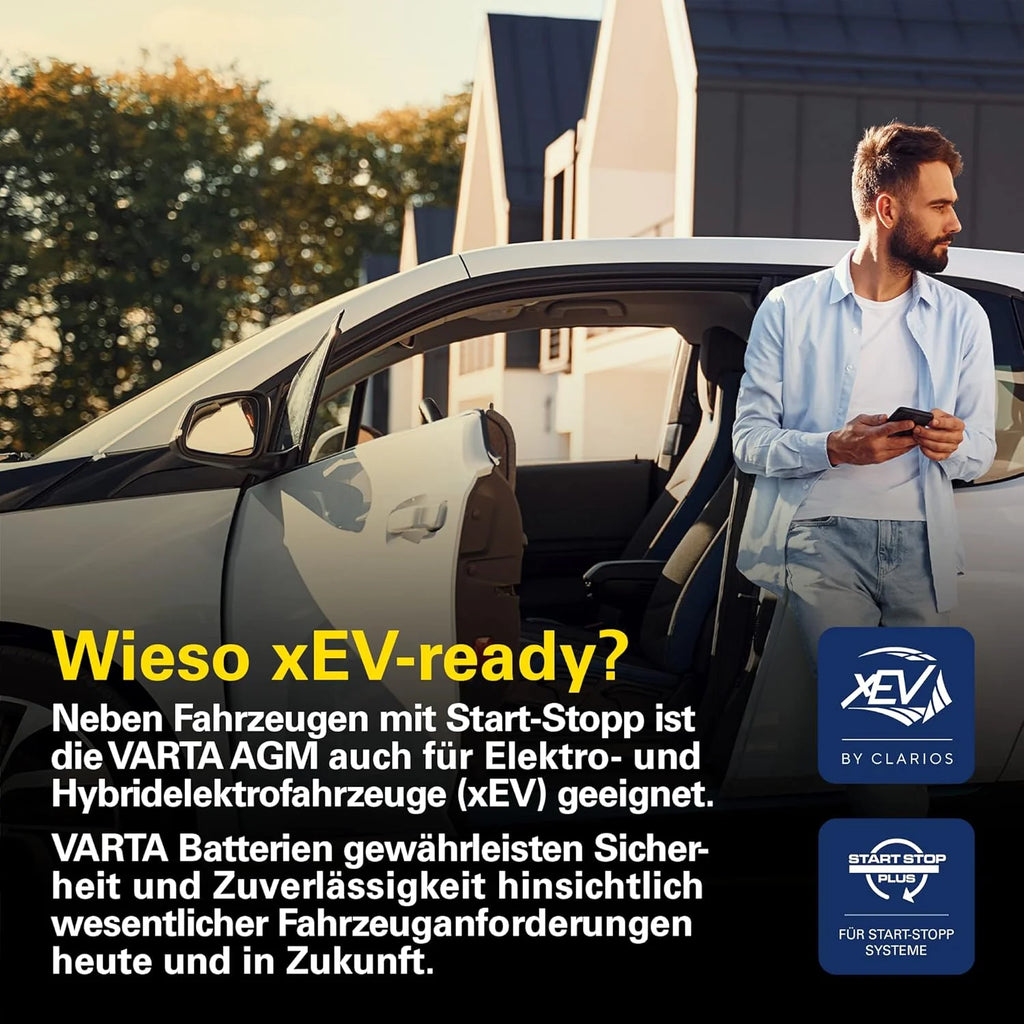 Batería VARTA Silver Dynamic AGM A6 2026 – Batería para vehículos Start – Stop y xEV 12V 80Ah 800A – Batería de arranque para vehículos con alta demanda de energía.