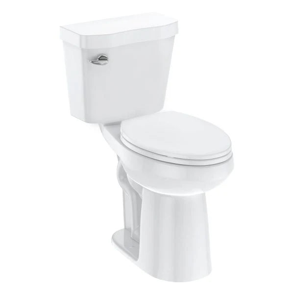 2026 21Toilet, Elongated Toilets for Bathrooms, Two-Piece Toilet with Soft Close Seat, 1.28 Siphonic Flush Toilet with Universal Height ADA Cotton White