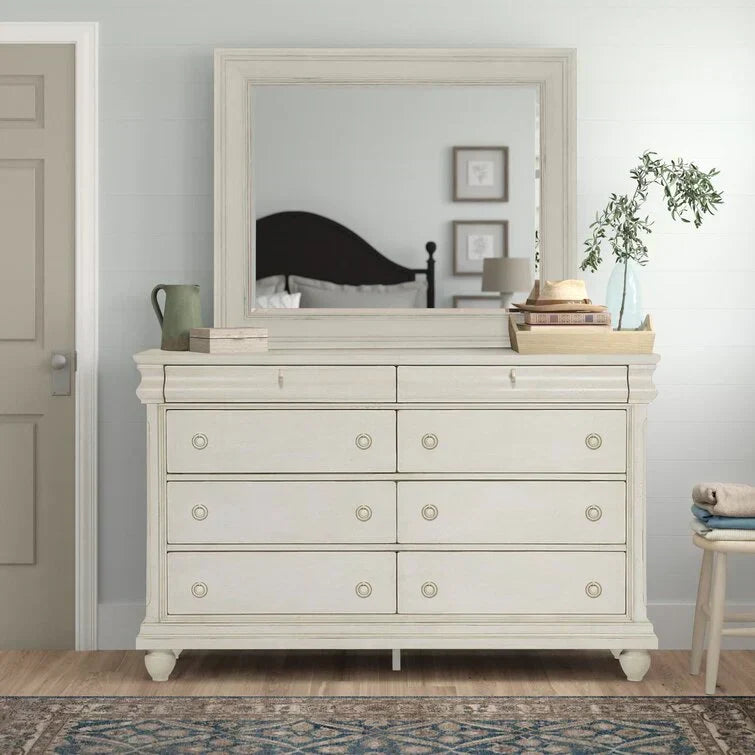 2026 8 Drawer 64'' W Double Dresser With Mirror