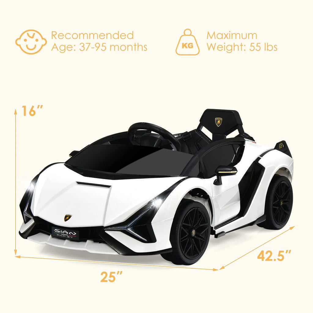 Lamborghini Licenciado Eléctrico con Suspensión y Bluetooth 2026