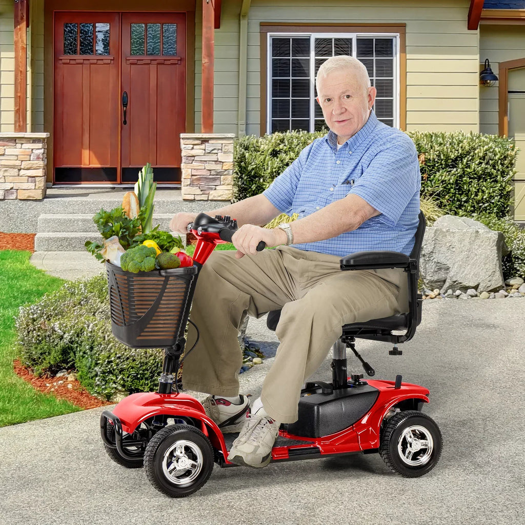 Scooter de Movilidad UltraLite de 4 Ruedas, Portátil y Ligero, Autonomía de 14 Millas, Modelo A898 2026