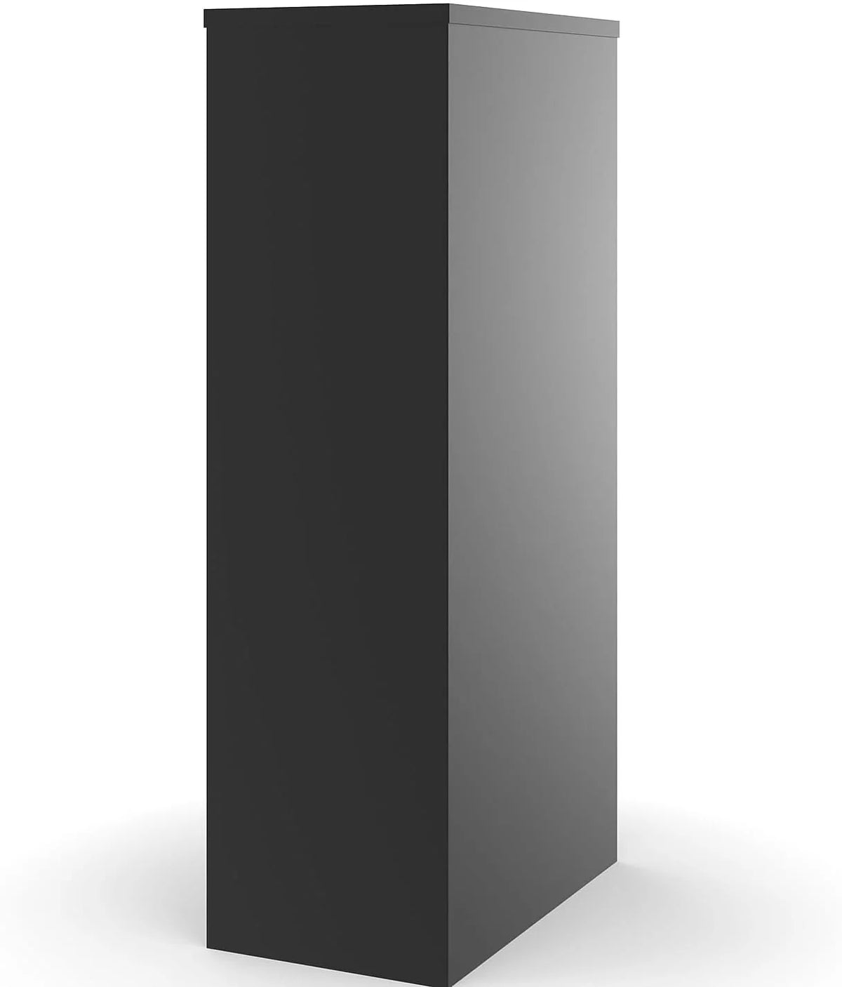 2026 STAPLES 4-Drawer File Cabinet, Lockable, Black, 25"D x 15"W