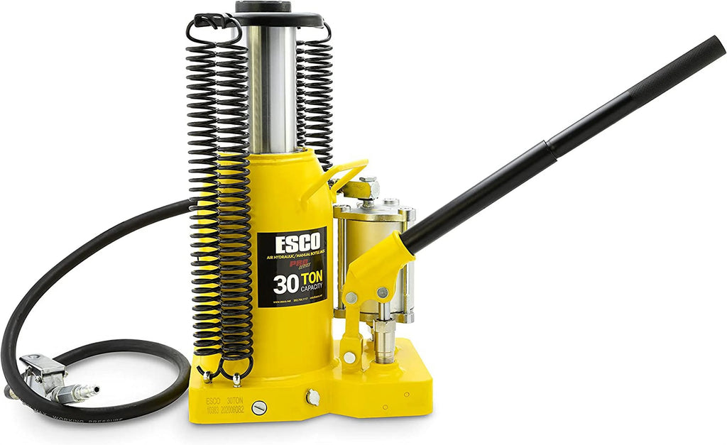 2026 30 Ton Pro Series Air Hydraulic Bottle Jack - Heavy Duty Lifting for Automotive and Industrial Use