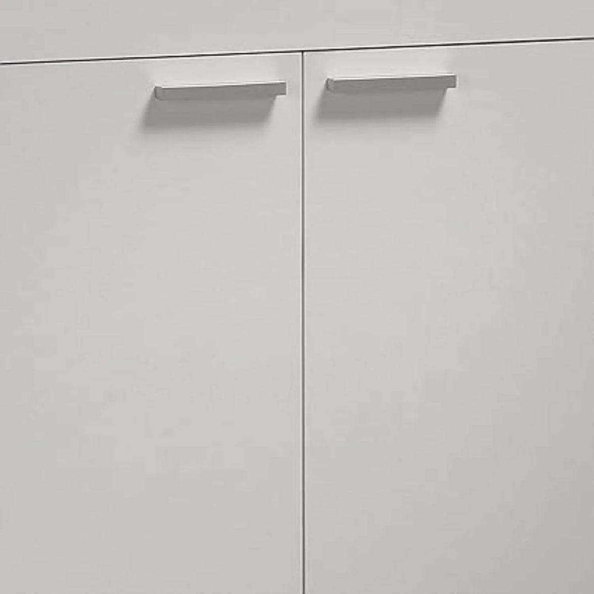 2026 Mueble de Baño Sabela Estilo Contemporáneo en Color Blanco Brillo con 2 Cajones y 2 Puertas 80x80x45 cm (Lavabo PMMA)
