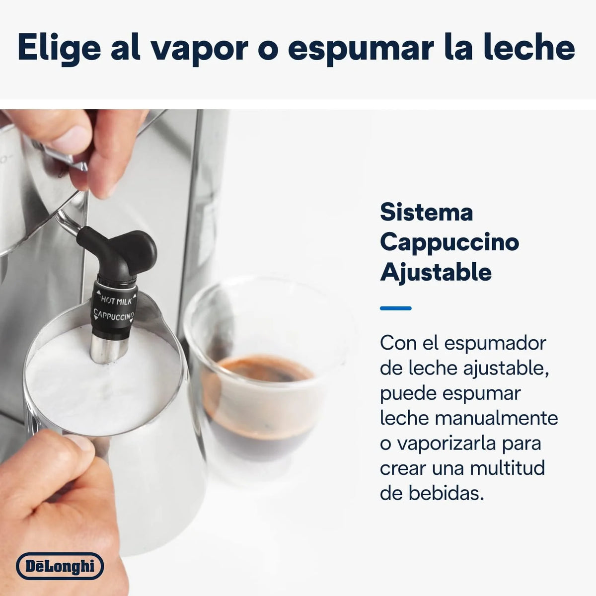 De'Longhi Dedica – Cafetera de Bomba de Acero Inoxidable para Café Molido o Monodosis, Espresso y Capuchino, Depósito de 1.3 Litros, Sistema Antigoteo, Modelo EC685.M, Color Metal 2026
