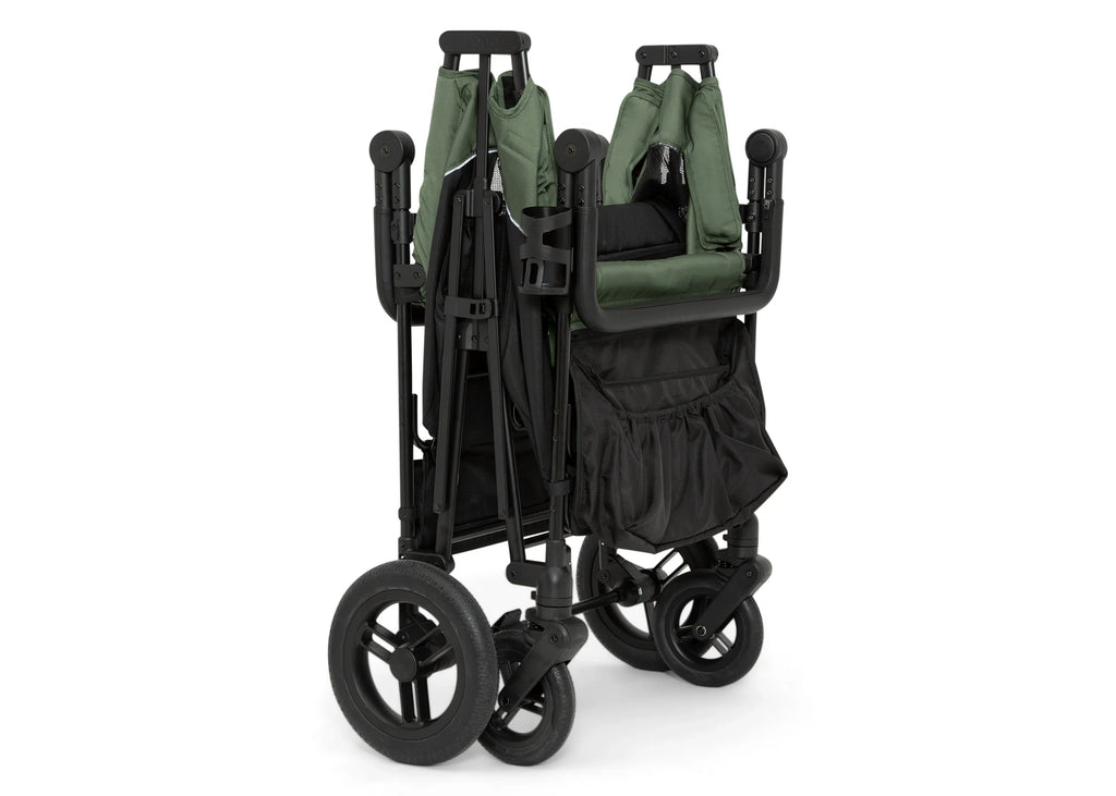 Carrito-Paseador Jeep Wrangler Deluxe para 4 Niños – Capota Desmontable, Bolsa Térmica, Asientos Modulares, Almacenamiento XXL, Ruedas Antipinchazos, Manillares Ajustables 2026