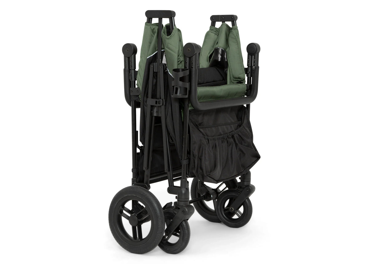 Carrito-Paseador Jeep Wrangler Deluxe para 4 Niños – Capota Desmontable, Bolsa Térmica, Asientos Modulares, Almacenamiento XXL, Ruedas Antipinchazos, Manillares Ajustables 2026