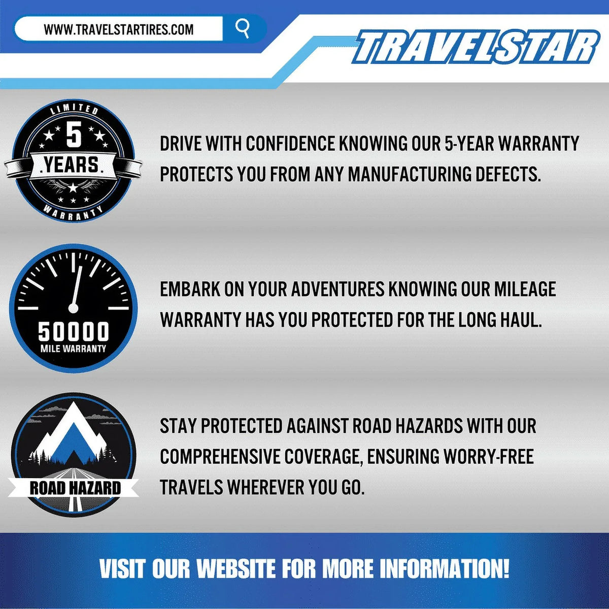 2026 Travelstar All Season Tire 215/70R15 98T Passenger Tire 215/70/15,WHITE Wall 18MM(TIRE Only