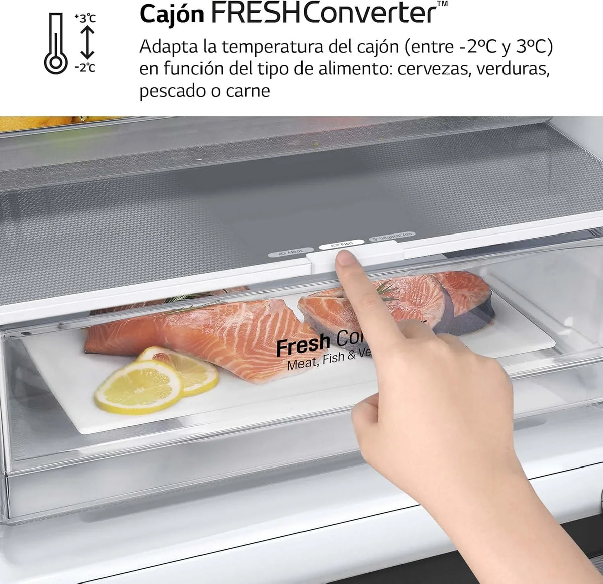 2026 GBP61DSXGC – Frigorífico Combi No Frost, Congelador, Compresor Smart Inverter, Color Inox Antihuellas, 186 cm, 341 l