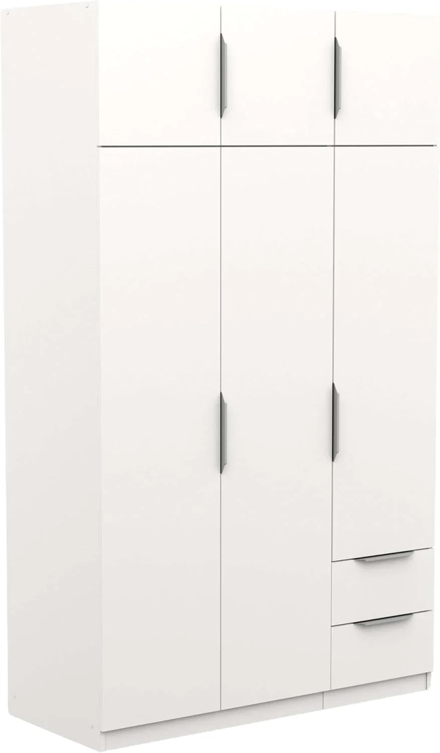 2026 Miroytengo Armario Ghost Grande 6 Puertas y 2 Cajones Color Blanco Mate 203x119 cm