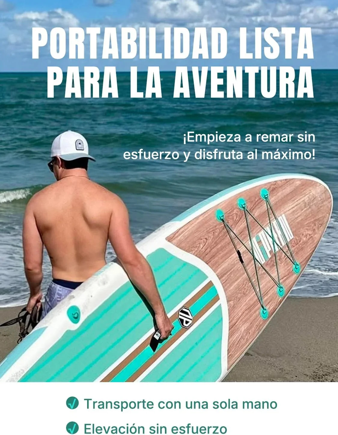 2026 Niphean Tabla Paddle Surf Hinchable para Adultos con Todos los Accesorios, 320cm Paddle Surf Hinchable para Todos los Niveles, Sup Capacidad 200kg para 2 Personas, Stand up Paddle Board con Asiento