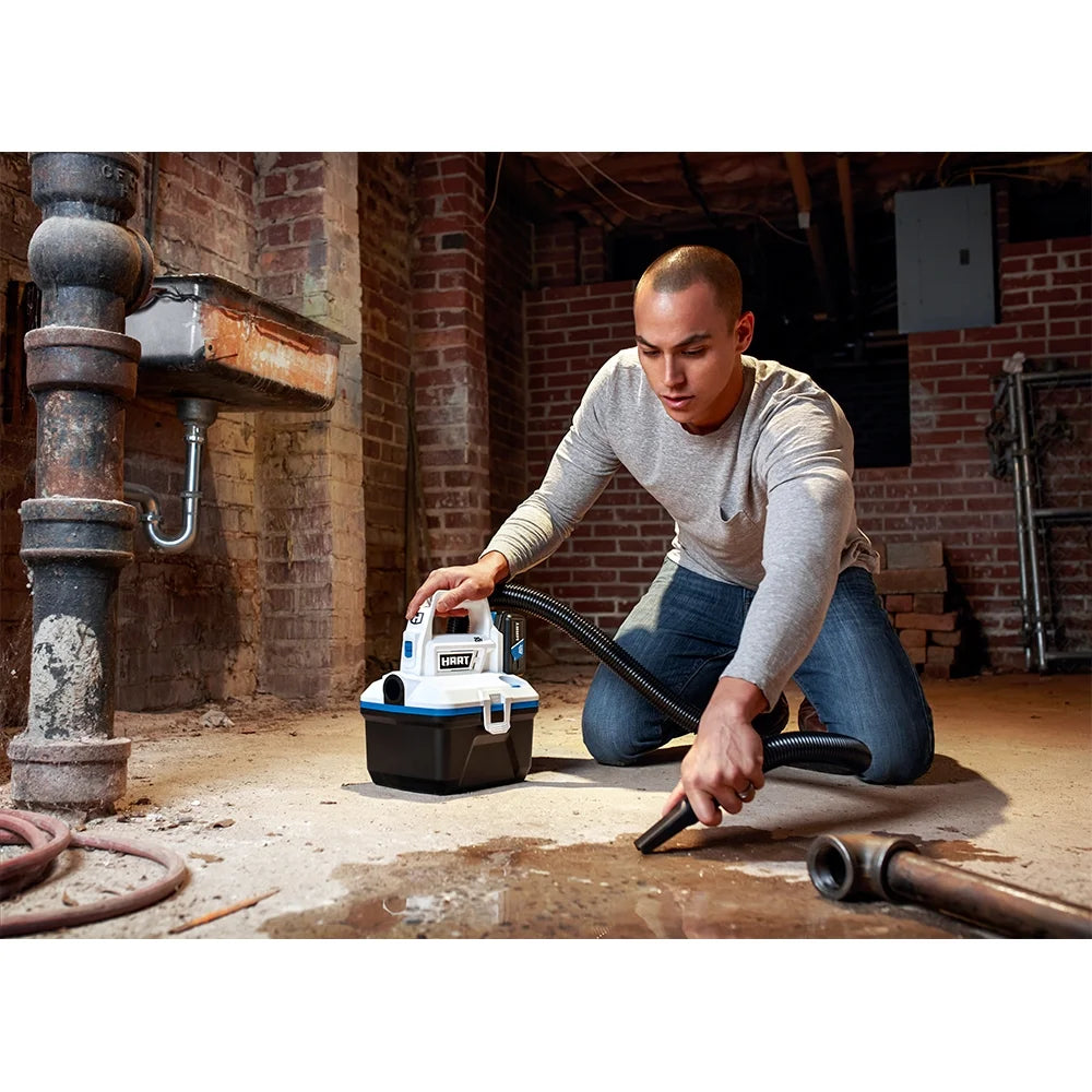 2026 HART 20-Volt 1 Gallon Wet/Dry Vacuum Kit (1) 20-Volt Lithium-Ion Battery