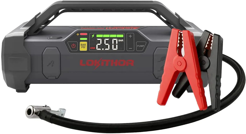 2026 Jump Starter 2000AMP 20000MAH 12V Car Battery Booster Pack for Upto 8L Gas or 6L Diesel, 150 PSI Air Compressor with Damping…
