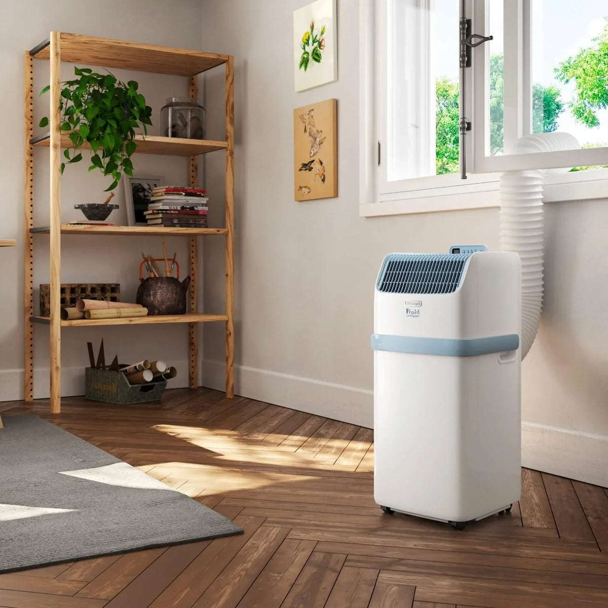 2026 Pinguino Compact PAC ES72 YOUNG Aire Acondicionado Portátil 8.300 BTU/h, 2,1 kW, hasta 60m³, Función Deshumidificador y Ventilación, Temporizador 24 Horas