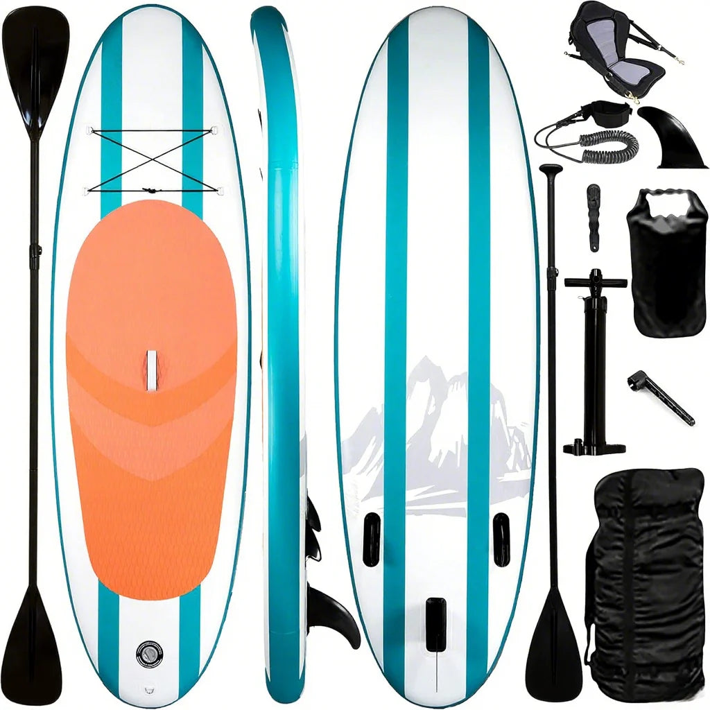 2026 Inflatable Stand Up Paddle Boards with Premium Sup Paddle Board Accessories, Wide Stable Design, Non-slip Comfort Deck for Youth & Adults